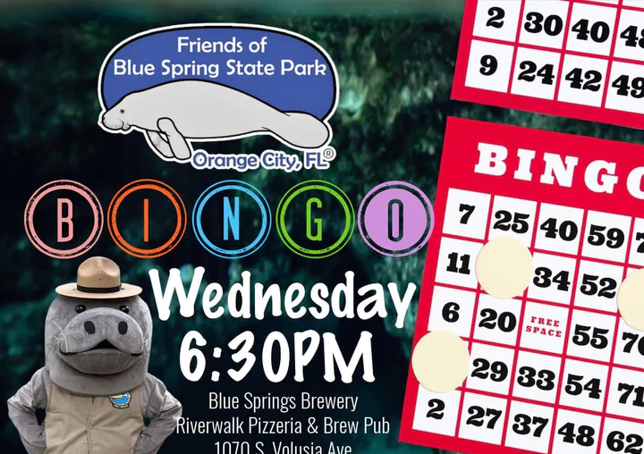 Bingo at Blue Spring Brewery for Blue Spring State park
