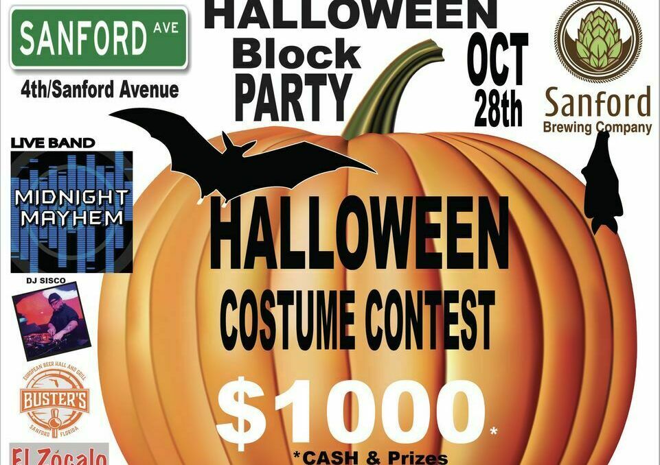 Sanford Avenue Block Party Halloween Party & Contest. Holiday Events